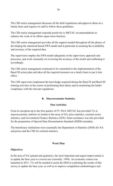 Result Based Management Framework - METAC