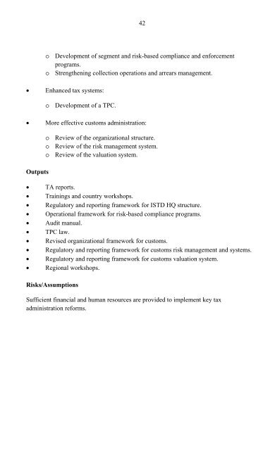 Result Based Management Framework - METAC