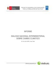 informe dialogo nacional interministerial sobre ... - UNDPCC.org