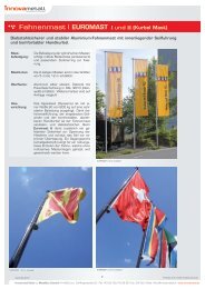 Fahnenmast | EuroMaSt I und II (Kurbel Mast) - Innovametall