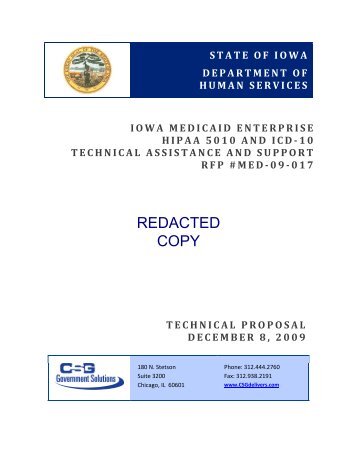 REDACTED COPY - Iowa Medicaid Enterprise