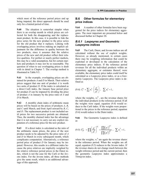 Producer Price Index Manual: Theory and Practice ... - METAC