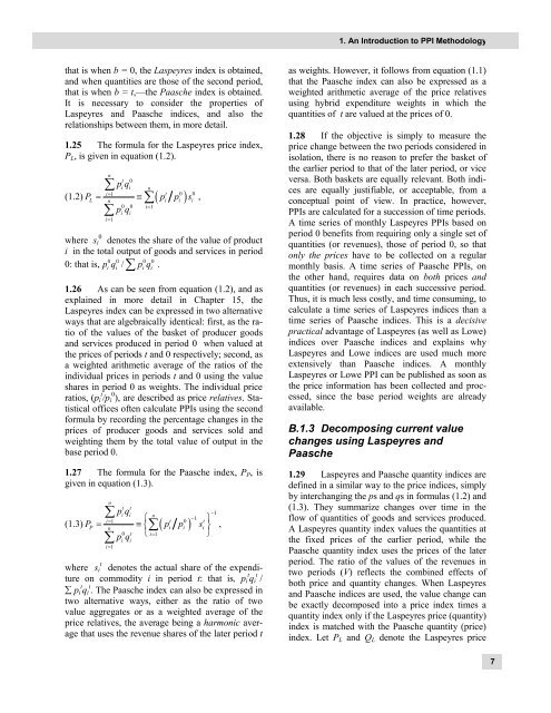 Producer Price Index Manual: Theory and Practice ... - METAC