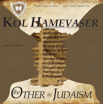 The Other in Judaism - Kol Hamevaser