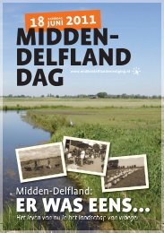 Programma Midden-Delfland Dag 2011 - het nieuws van 2011