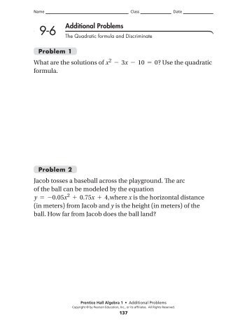 Additional PROBLEMS - MathChamber