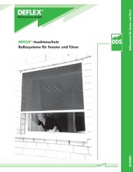 4. DEFLEX-Rollosysteme für Fenster und Türen ... - Insektenschutz 24