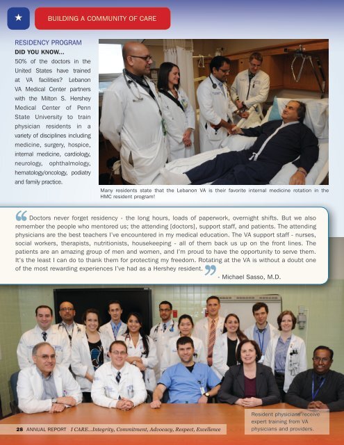 2011 Annual Report - Lebanon VA Medical Center