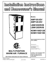 NOMF105 / 106 / 155 / 156 - Wolseley Canada Inc