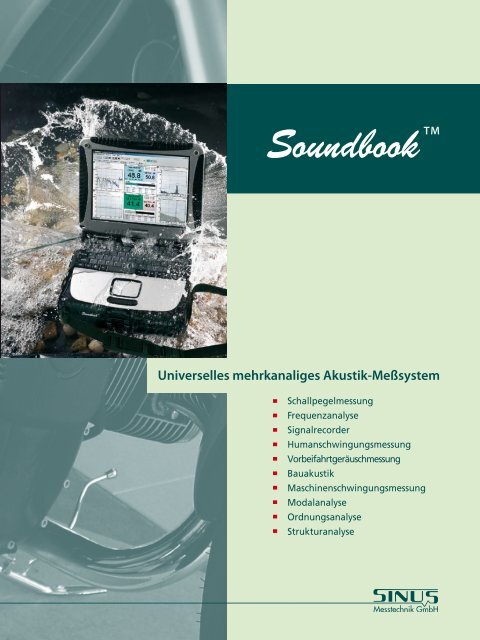 Messsystem Soundbook_MK1 - SINUS Messtechnik GmbH