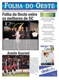 Folha do Oeste entre os melhores de SC - Adjori/SC