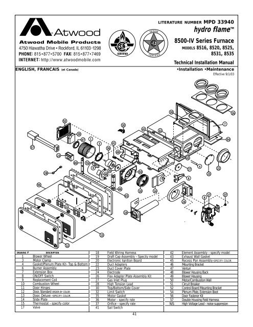travel trailer furnace manual
