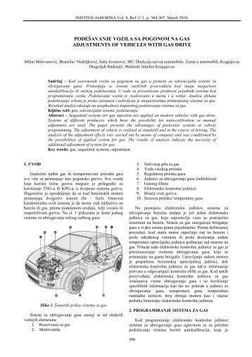 podeÅ¡avanje vozila sa pogonom na gas adjustments of ... - Infoteh