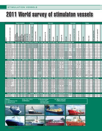 Click here to view 2011 World survey of stimulaton vessels