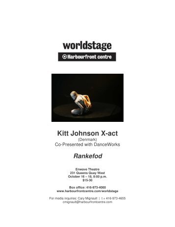 Kitt Johnson X-act - Harbourfront Centre