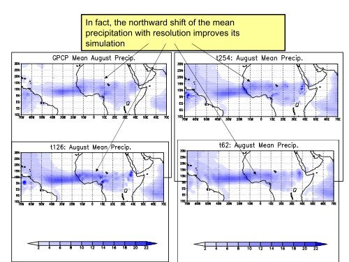 Impact of initial conditions and model resolution - NOAA