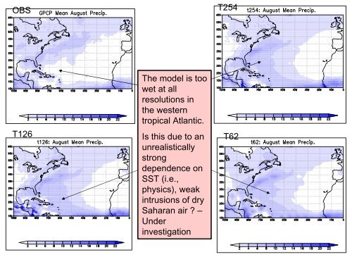 Impact of initial conditions and model resolution - NOAA
