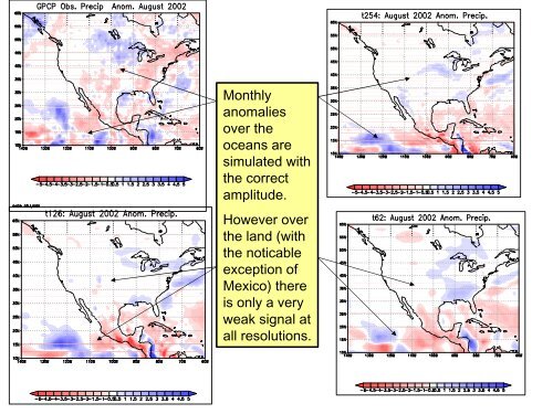 Impact of initial conditions and model resolution - NOAA