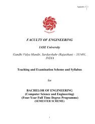 Computer Science Engineering - IASE University
