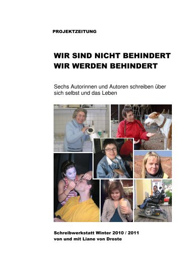 wir sind nicht behindert wir werden behindert - Deutsches Institut für ...