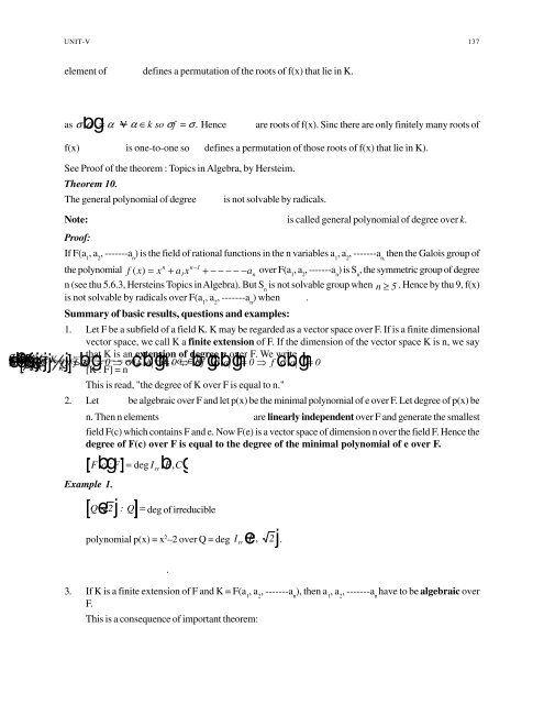 Advanced Abstract Algebra - Maharshi Dayanand University, Rohtak