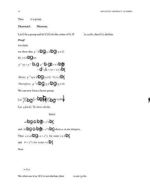 Advanced Abstract Algebra - Maharshi Dayanand University, Rohtak