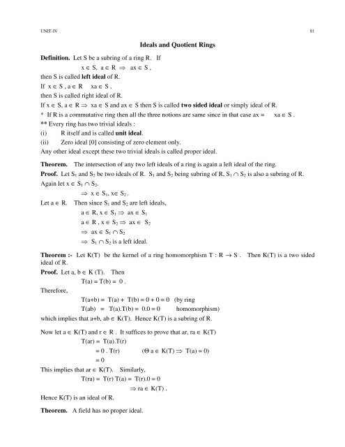 Advanced Abstract Algebra - Maharshi Dayanand University, Rohtak