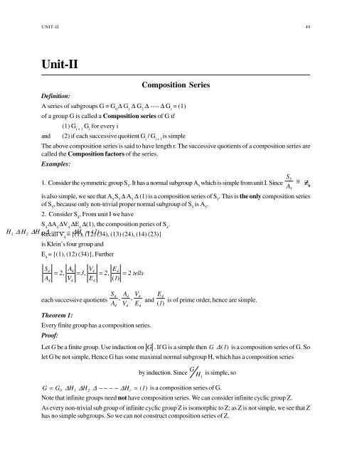 Advanced Abstract Algebra - Maharshi Dayanand University, Rohtak