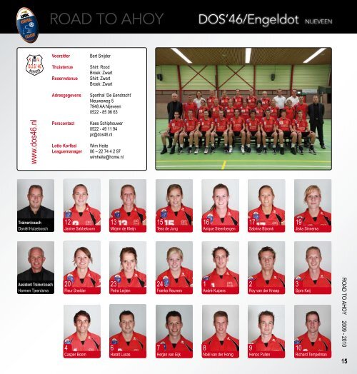 "The Road to Ahoy", seizoen 2009/2010 - Teampresentatie.nl