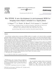Wet STEM: A newdevelopment in environmental SEM for imaging ...
