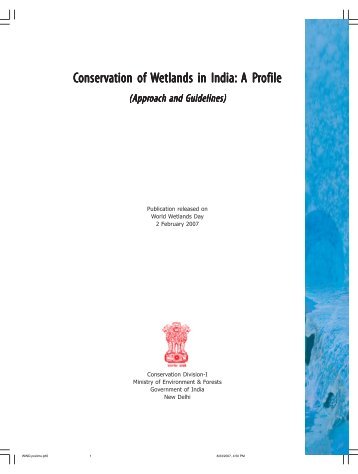 Conservation of Wetlands in India - Ministry of Environment and ...