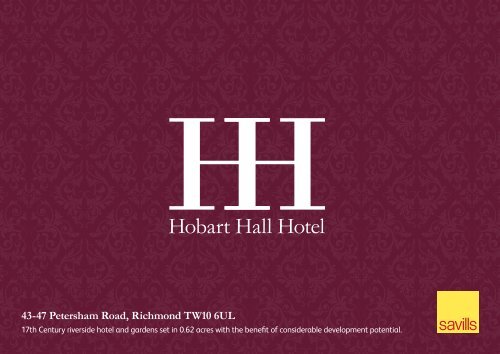 Hobart Hall Hotel - Savills