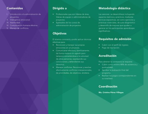 Habilidades Suaves para Administradores de Proyectos