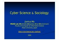 Cyber Science & Sociology