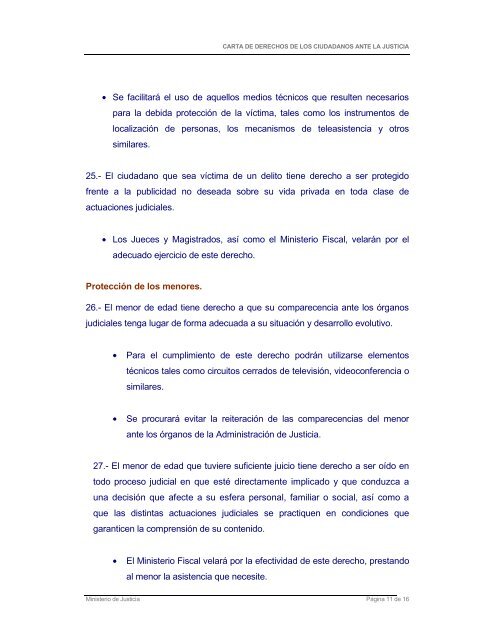 CARTA DE DERECHOS DE LOS