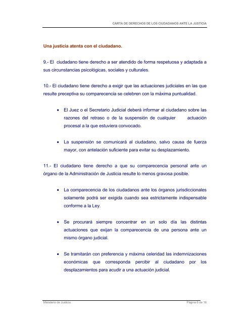 CARTA DE DERECHOS DE LOS