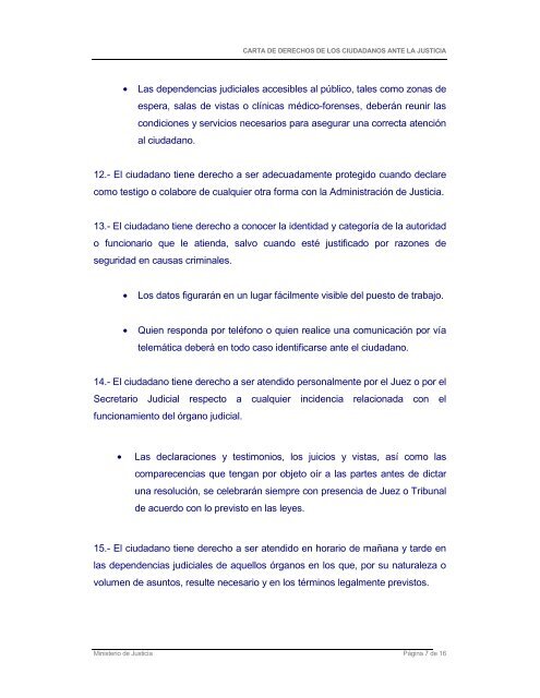 CARTA DE DERECHOS DE LOS