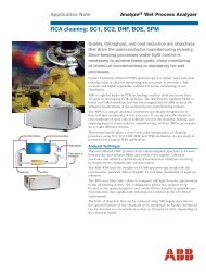 RCA cleaning: SC1, SC2, DHF, BOE, SPM - CEM Specialties Inc.