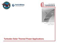 Turboden Solar Thermal Power Applications