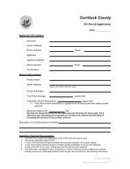 Fill Permit - Currituck County Government