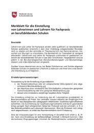 Merkblatt fÃ¼r die Einstellung von Lehrerinnen und ... - Niedersachsen