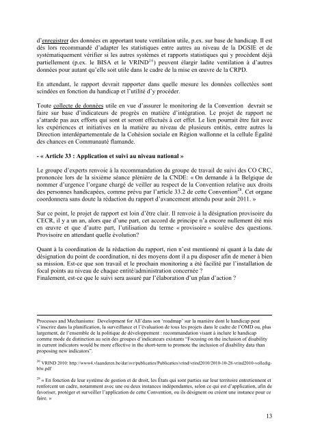 1 Message du Bureau Exécutif de la CNDE portant avis du groupe d ...