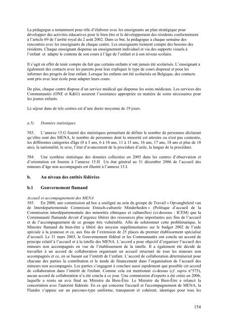 troisieme rapport periodique de la belgique concernant la ...