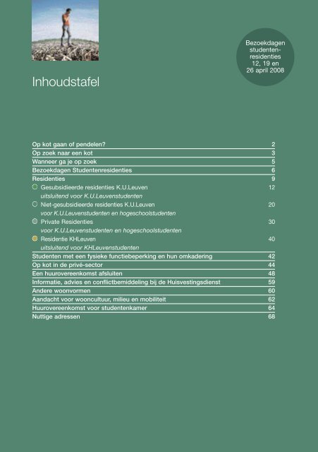Inhoudstafel - Katholieke Hogeschool Leuven
