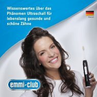 Emmi-Dent Ultraschallbroschüre Deutsch