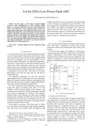 A 6-bit 2GS/s Low Power Flash ADC - IJET