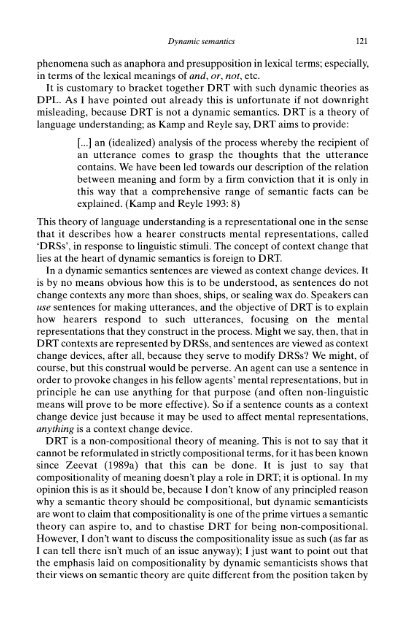 Presuppositions and Pronouns - Nijmegen Centre for Semantics