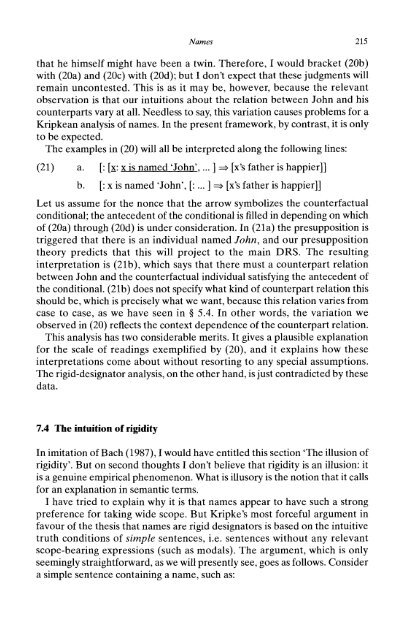 Presuppositions and Pronouns - Nijmegen Centre for Semantics