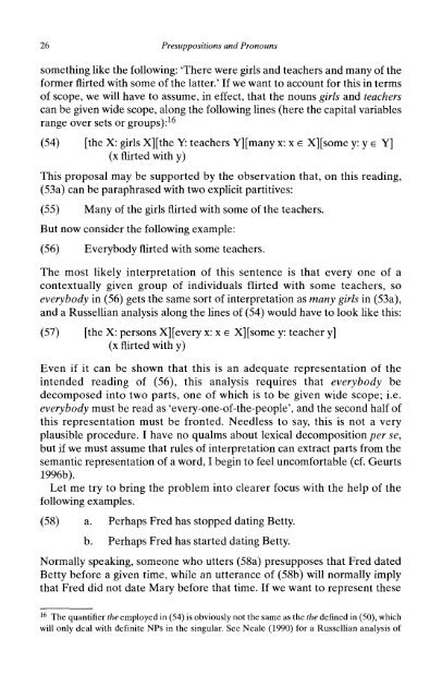 Presuppositions and Pronouns - Nijmegen Centre for Semantics