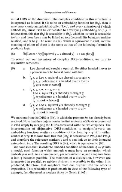 Presuppositions and Pronouns - Nijmegen Centre for Semantics